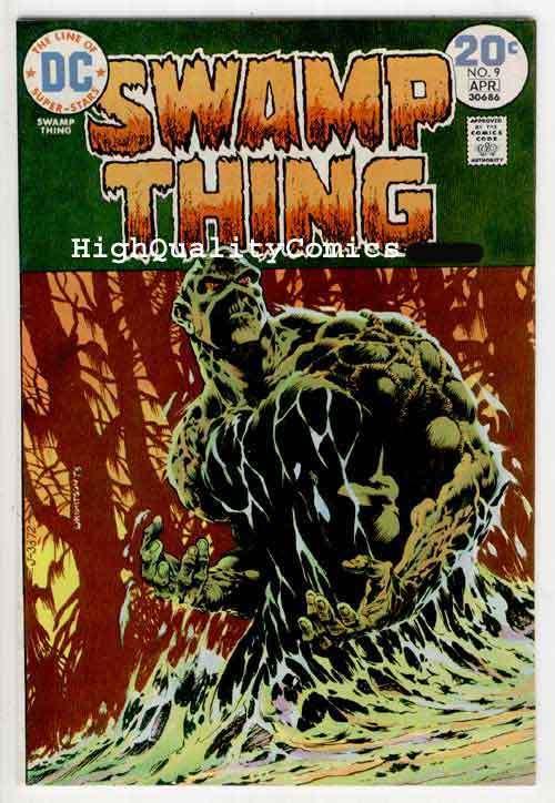 SWAMP THING #9, VF+ to NM, Bernie Wrightson, 1974, Stalker from Beyond