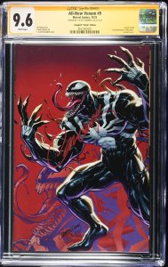 All-New Venom #9  J. Scott Campbell SIGNED Graded 9.6
