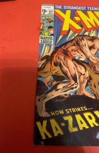 The X-Men #62 (1969)savage land steranko Art! Solid mid graded