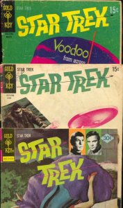 Star Trek Comics Lot of 18 #3 1968-Gold Key-18 issues 