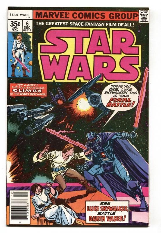 STAR WARS #6-1977- Darth Vader  NM- comic book