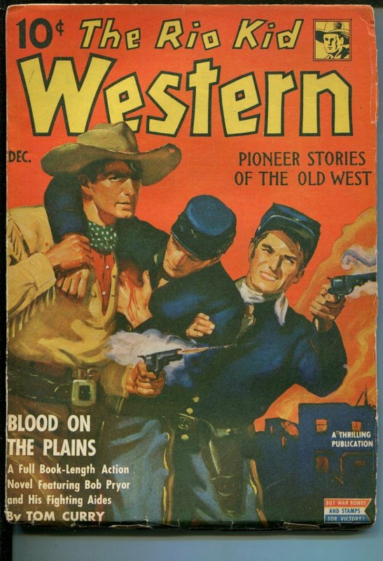 Rio Kid Western 12/1942-Thrilling-Bob Pryor-continuing hero pulp-VG