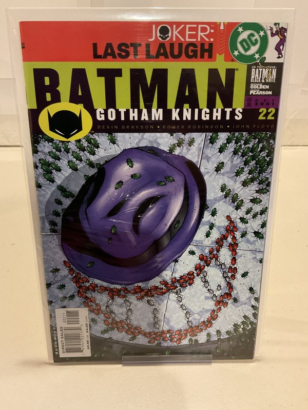 Batman: Gotham Knights #22  2001  9.0 (our highest grade) Joker Last Laugh!