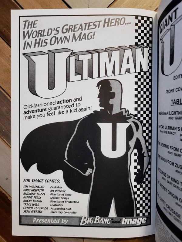 Ultiman Giant Annual #1 Mark Spears Key First Published Work (2001 Image Comics)