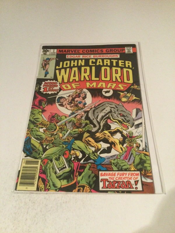 John Carter Warlord of Mars 1 Vf Very Fine 8.0 Marvel B