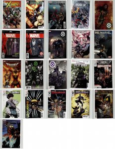 Mixed Lot of 21 Comics (See Description) X Men, Wolverine, Ms Marvel