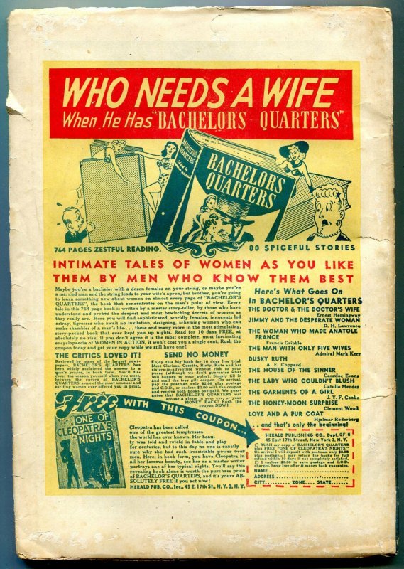 Western Action Pulp June 1947- The Buckaroo- Cliff Campbell VG