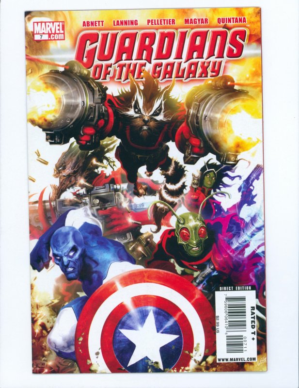 Guardians of the Galaxy #7 (2009) Groot key