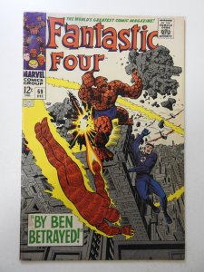 Fantastic Four #69 (1967) VG Condition moisture stain