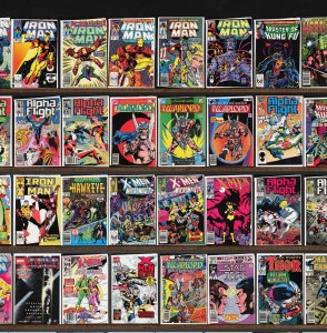 Huge Lot 140+ Comics with Iron Man, Warlord, Alpha Flight, Thor & More!