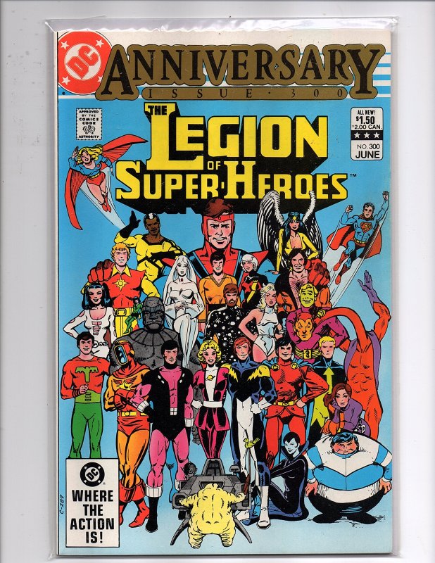 DC Comics Legion of Super-Heroes #300 Anniversary Issue 68 pages Every Hero