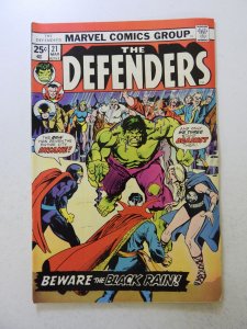 The Defenders #21 (1975) FN+ condition