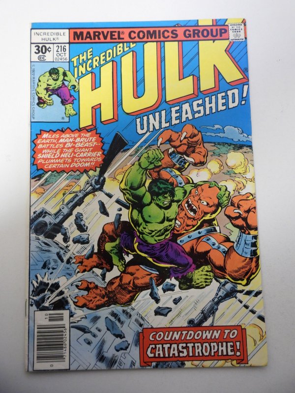 The Incredible Hulk #216 (1977) FN/VF Condition