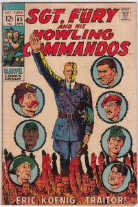 Sgt. Fury and His Howling Commandos #65 (Apr-69) VG/FN Mid-Grade Sgt. Fury, H...