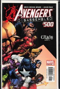 Avengers #500 (2004) The Avengers