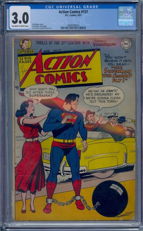 ACTION COMICS #157 CGC 3.0 SUPERMAN