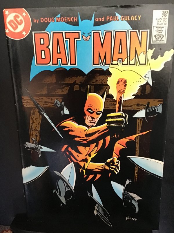 Batman #393 (1986) Mid-Grade Paul Gulacy Art Key!  FN