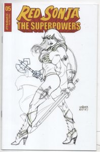 RED SONJA the SUPERPOWERS #5 J, NM, She-Devil, Linsner variant, 2021