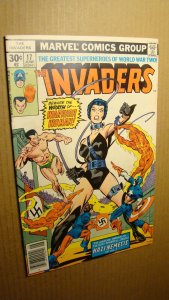 INVADERS 17 *HIGH GRADE* CAPTAIN AMERICA VS 1ST WARRIOR WOMAN HITLER 1976 