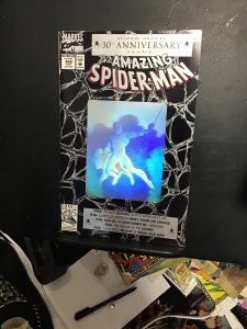 The Amazing Spider-Man #365 (1992) High grade black holo-cover 30th Ann.Key! NM-