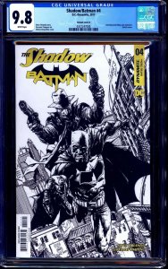 Shadow Batman #4 CGC 9.8 OneStopComicShop Exclusive Set 3 Color B&W Virgin NM/MT