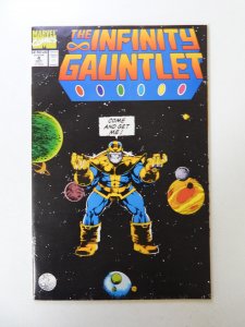 The Infinity Gauntlet #4 Direct Edition (1991) FN condition