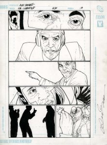 JSA: Classified #30 pg 18 Alex Sanchez Original Art  Mr.Terrific Justice Society