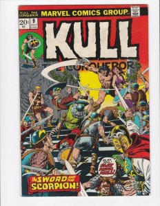 KULL the CONQUEROR #9, FN+, Robert E Howard, 1971 1973, Warrior, King, Severin