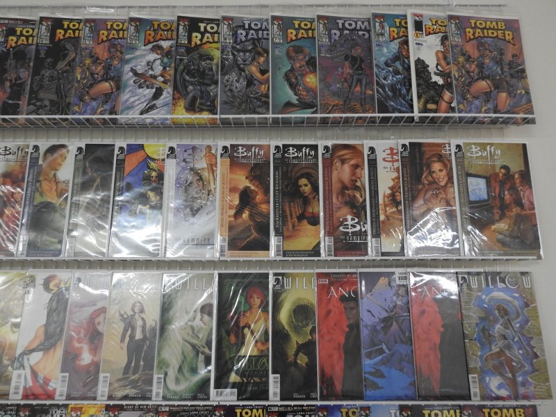Huge Lot 190+ Comics W/ Buffy the Vampire Slayer, Tomb Raider, +More! Avg VF !