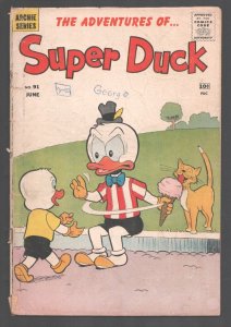 Super Duck #91  1960 - Archie  -G - Comic Book