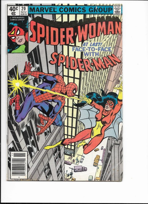 Spider-Woman #20 Newsstand Edition (1979)