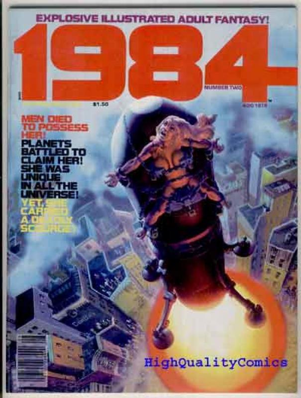 1984 #2, FN, Richard Corben, Wally Wood, Warren,1978, more Warren mags in store