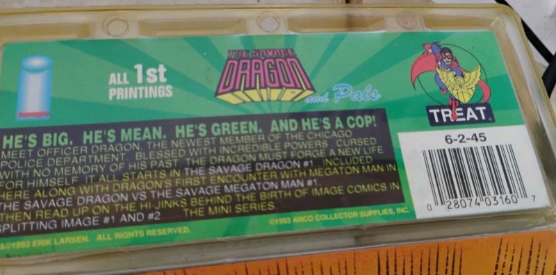 Pedigree Limited Edition Pack #3318/ 20000 Savage Dragon 1 Larsen Image