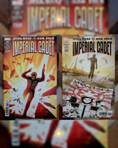 Lot of 2: Star Wars Han Solo Imperial Cadet (2018 Marvel) #4-5 Nakayama Covers!
