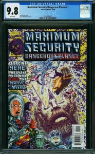 Maximum Security Dangerous Planet #1 (2000) CGC 9.8 NM/MT