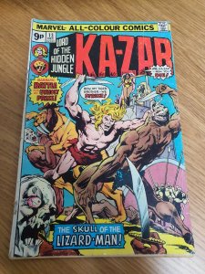 Ka-Zar #13 British Price Variant(1975)