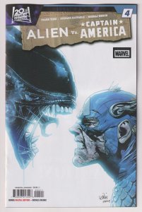 Alien vs Captain America #4 Yu Main Cvr (Marvel, 2026) NM