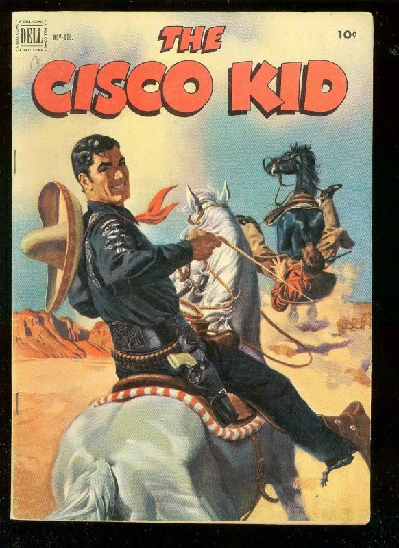 THE CISCO KID #12 1952-DELL COMICS-WESTERN-D RENALDO-TV FN