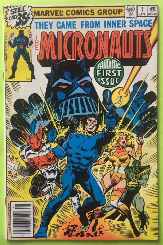 MICRONAUTS 1 FIRST BARON KARZA & BUG MARVEL COMICS