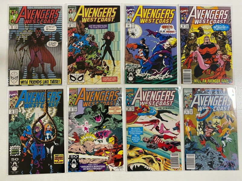 West Coast Avengers lot 47 diff #1-102 + 2 ANN avg 7.0 (1985-94)