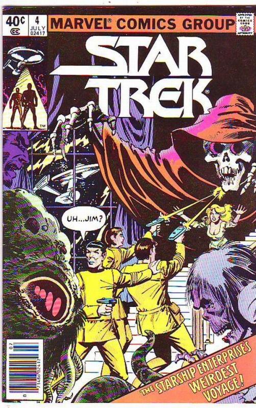 Star Trek #4 (Jul-84) VF+ High-Grade Captain Kirk, Mr Spock, Bones, Scotty