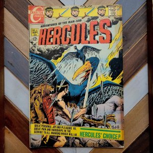 HERCULES #6 (Charlton 1968) GLANZMAN Cover Joe Gill Script HERCULES CHOICE