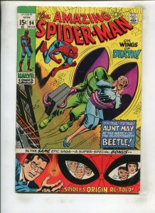 AMAZING SPIDER-MAN #94 (4.0) ORIGIN!! 1970