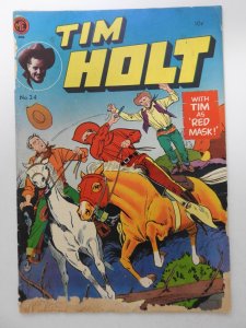 Tim Holt #24 (1951) W/ The Ghost Rider! Fair Condition! Chew Bottom!