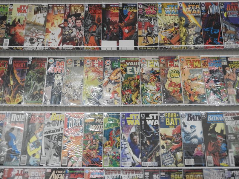 Huge Lot 150+ Comics W/ Spider-Man, Batman, Star Wars+ Avg VF Condition!