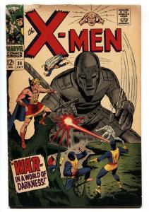 X-MEN #34 comic book 1967-MARVEL COMICS-Cyclops VG