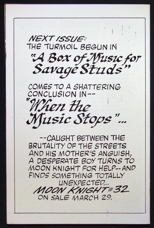 Moon Knight (1980) #31