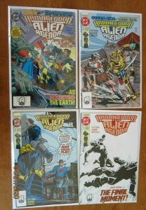 Armageddon Alien Agenda comic set from:#1-4 all 4 different 9.0 NM (1991)