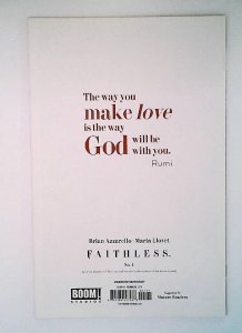 Faithless #1 Maria Llovet Unlocked Retailer Variant, Boom! Studios, 2017