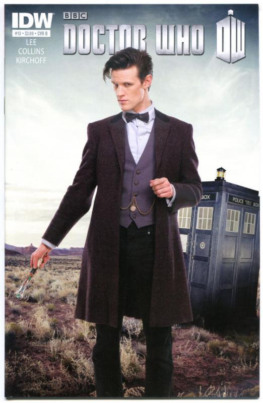 DOCTOR WHO #13 B, NM-, Photo, Vol 3, 2012, IDW, Time Lord, Tardis, more in store